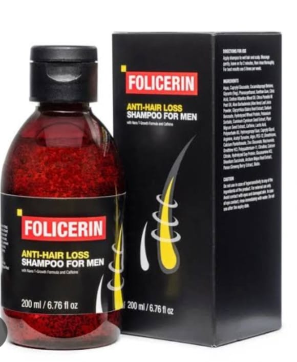 "FOLICERIN" HAIR SHAMPOO FOR MEN