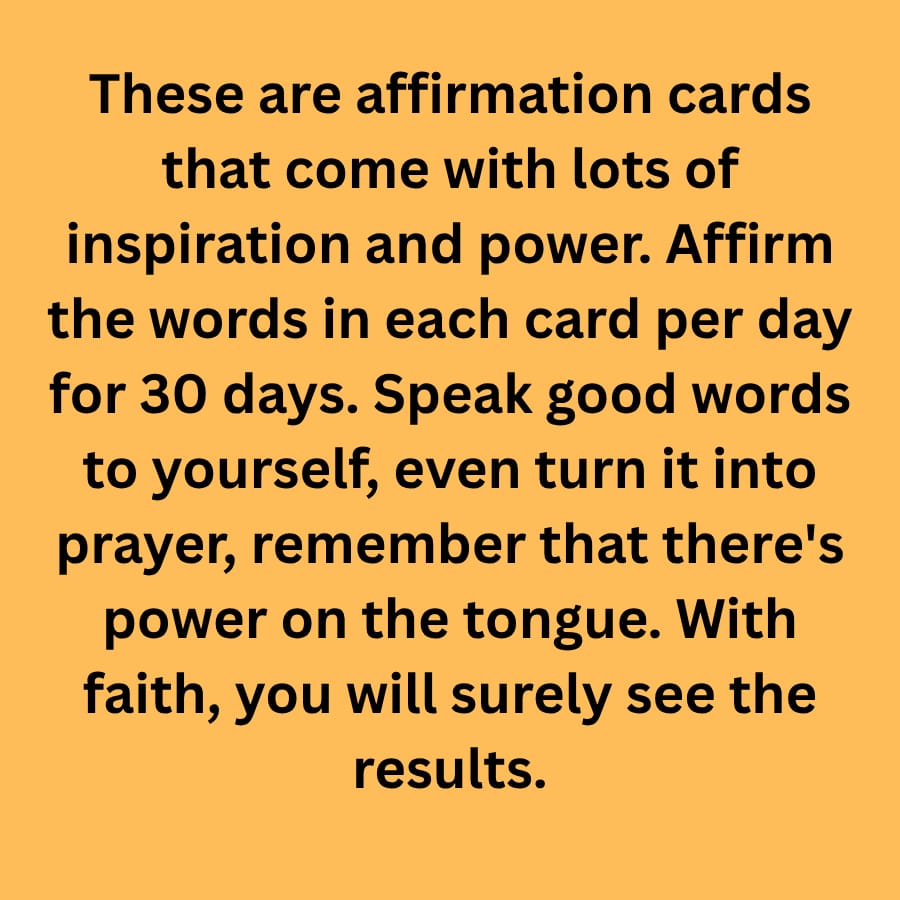 30 DAYS IMPACTED HEALTH AFFIRMATIONS